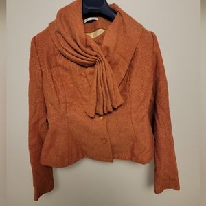 Vintage Esteban Cortazar Herringbone Blazer Size 8